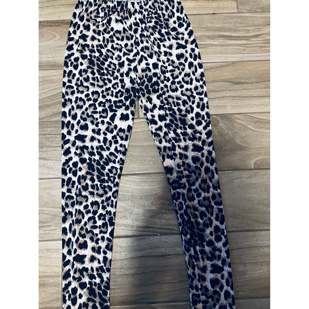 LBisse Leopard Leggings Sz Small BNWT